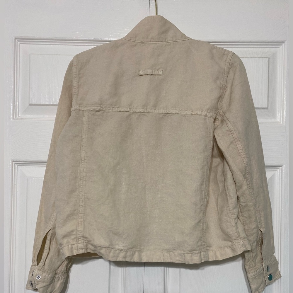 Christian Siriano Tan Utility Jacket size M - Picture 2 of 7